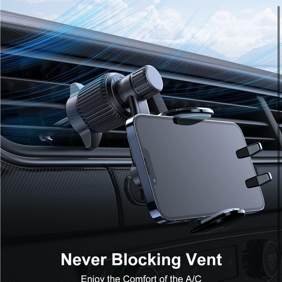 Car Vent Phone Mount, [Never Blocking Vent (065) - Picture 2 of 5